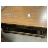 Wooden Coffee Table w/ 4 Drawers
