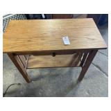 Wood Desk With Drawer In Great Condition