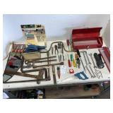 Electric Sander, Tool Box & Hand Tools