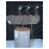 Antique Gas Can Galvanized Metal