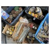 (3) Totes of Assorted Painting Supplies,