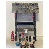 JOBMATE PORTABLE WORKTABLE & DRY CHEMICAL FIRE