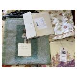 Lot Full Of Sheets and Place Mats Scarfs & More!!