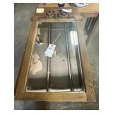 Wood Framed Hanging Mirror