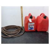 Gas Cans and Air Hose