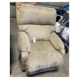 Tan Microfiber Manual Recliner