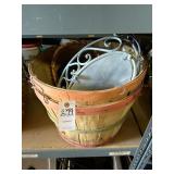 Two Apple Baskets & Small Decor Baskets