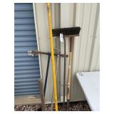 POST HOLE DIGGER, EXTENDED BRUSH, SHOVEL & MORE