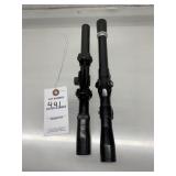 2 Air Rifle/BB Scopes with Rings 2 Air Rifle/BB Scopes with Rings