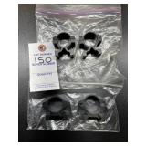 2 Sets 1 inch Scope Rings 2 Sets 1 inch Scope Rings