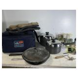 Camping Cooking Beretta Bag, 10.5 Cast Iron Camping Cooking Beretta Bag, 10.5 Cast Iron