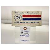 Winchester Bicentennial 30-30 Commemoratvie Ammo Winchester Bicentennial 30-30 Commemoratvie Ammo