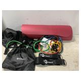 Resistance Bands, Yoga Mat, Straps, Bag Resistance Bands, Yoga Mat, Straps, Bag