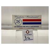 Winchester Bicentennial 30-30 Commemorative Ammo Winchester Bicentennial 30-30 Commemorative Ammo