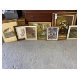 7 FRAMED NATURE PICTURES