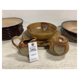 SANGO 11" DINNER PLATES & SERVING PLATTERS+BOWLS