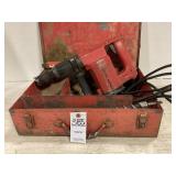 HILTI ELECTRIC TE22 ROTARY HAMMER DRILL W/ CASE