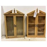 (2) Display Cabinets