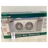 DURACRAFT DUAL WINDOW FAN BNIB