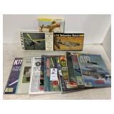 3 Model Air Planes & Plane Magazines