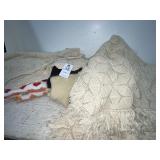 Vintage Handmade Crochet Blanket and More!!