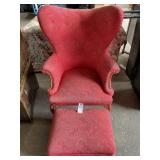 Red Wingback Chair