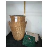 Large Wicker Basket Hamper, clothing covers