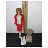 Vintage Barbie Doll with Crotchet Clothes