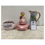 Crown Kelvin Fine China With Ceramic Vase & More