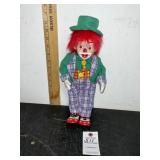 VTG Standing Smiling Hobo Porcelain Clown