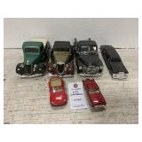 6 Die Cast Metal Cars In Great Condition