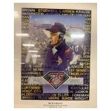 Autographed Bud Grant Poster