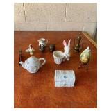 Decorative Ceramic and Metal Items
