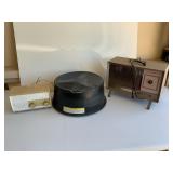 Vintage Radios and Industrial Fan Lot