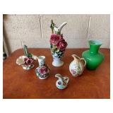Decorative Ceramic Vases and Pitchers from Italy &