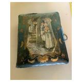 Victorian-Era Photo Album with Painted Cover