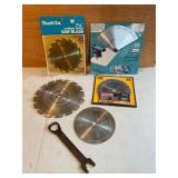 Circular Saw Blades and Wrench