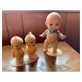 Bisque and Vinyl Dolls