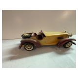 Wooden Vintage-Style Car Model