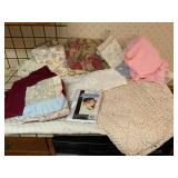 Curtains, Linens and Crocheted Textiles