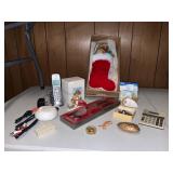 Bunny Stocking, Ginsu Knife Set, and Household