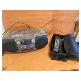 Sony Boombox with Cellular Phone