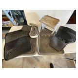 Automotive Mats and Tie-Down Straps Set & Tire Ste