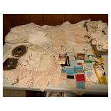 Vintage Crochet and Sewing Accessories