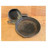 Two Cast Iron Skillets, 10.5 in. & 6.5 in.