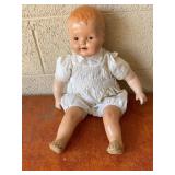 Composition Baby Doll with White Outfit