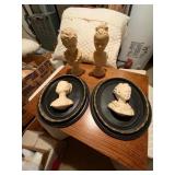 Ceramic Busts and Wall Plaques