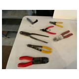 Wire Crimping and Stripping Tools and Knife
