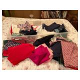 Fabric Pieces in Tote