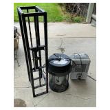 Decorative Stand, Bug Zapper, and Heater